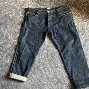 Unbranded 601 Relaxed Taper Selvedge Denim Jeans